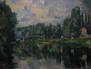 Paul Cezanne Bridge at Cereteil By Paul Cezanne Sweden oil painting artist